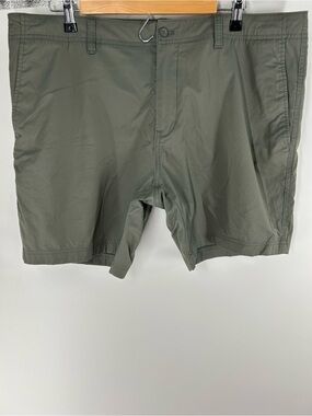 Duck Head Olive Green Flat-Front Shorts